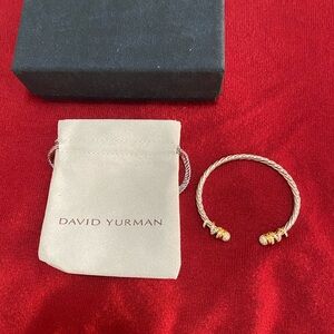 David Yurman Gold Cable Bracelet